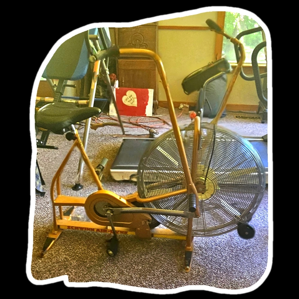 Vintage Schwinn Air-dyne exercise bike